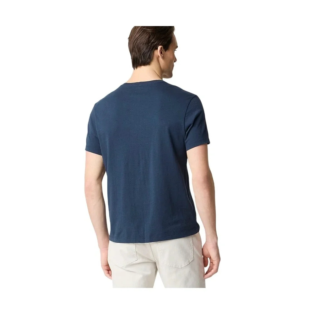 J Crew Washed Tee Vintage Navy 100% Cotton Knit Short Sleeve Crewneck S